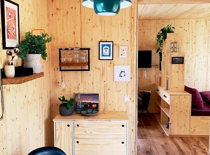 Dom wakacyjny Hjem - Tiny Homes Direkt Am Wald Zwischen Allgaeu & Bodensee Bergatreute